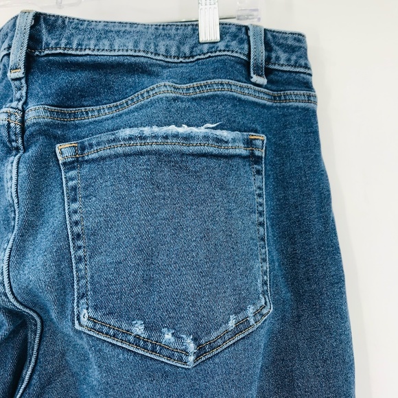 Lane Bryant High Rise Distressed Skinny Jeans Size 16 - Picture 5 of 6